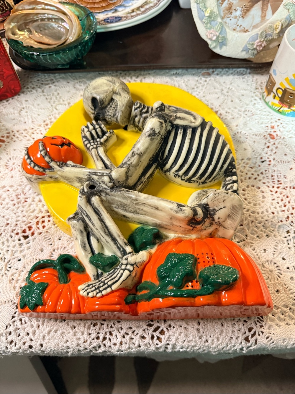 Vintage 1998 Paper Magic Group Motion Activated Animated Skeleton